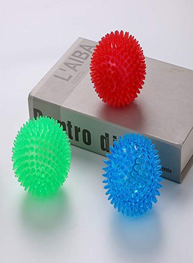 Pet Believe Natural Rubber Spiked Ball Dog Chew Toy, Puppy Teething Toy, 3 Inches